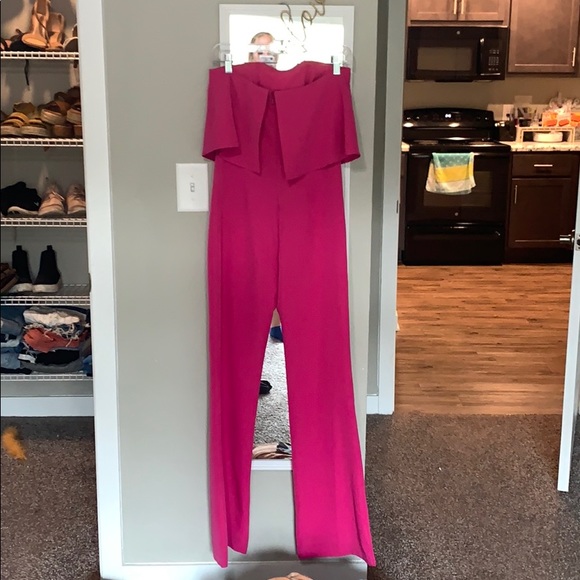 Hot Pink Jumpsuit - Picture 2 of 3
